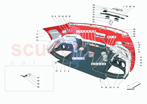 Part Diagram for Ferrari 890903