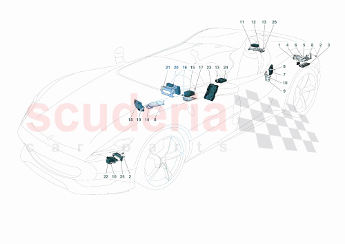 Part Diagram for Ferrari 868013