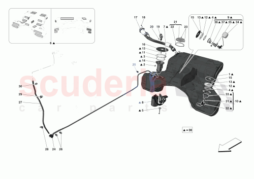 Part Diagram for Ferrari 335838