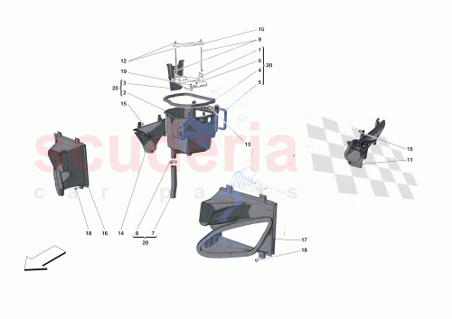 Part Diagram for Ferrari 89097100