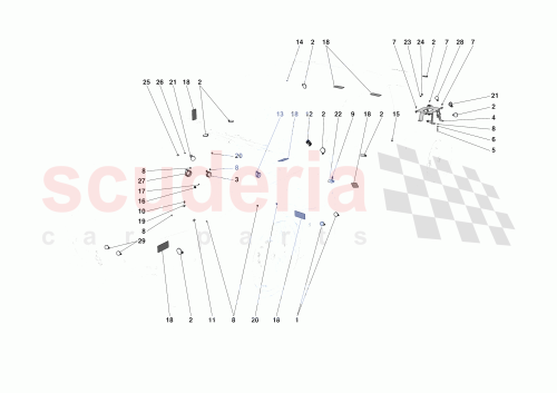 Part Diagram for Ferrari 809079