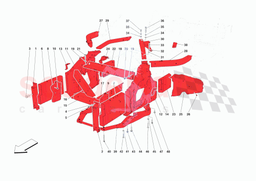 Part Diagram for Ferrari 330777