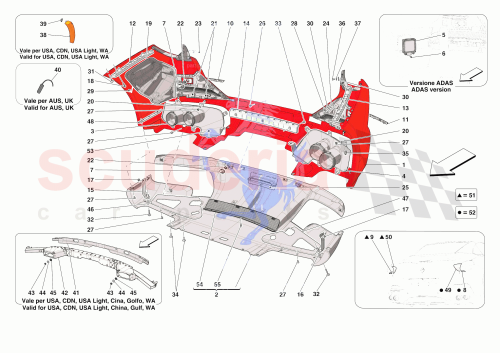 Part Diagram for Ferrari 958559