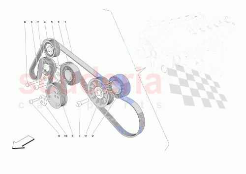 Part Diagram for Ferrari 919627