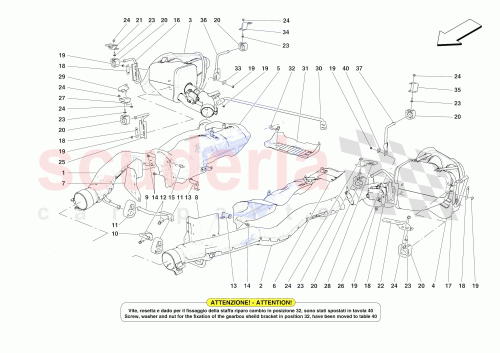 Part Diagram for Ferrari 950176