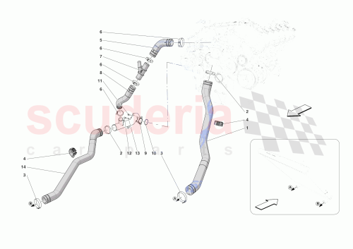 Part Diagram for Ferrari 982201