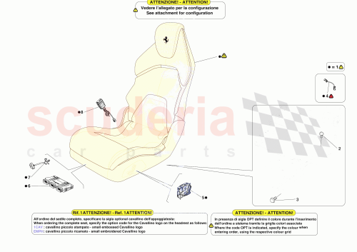Part Diagram for Ferrari 055011162