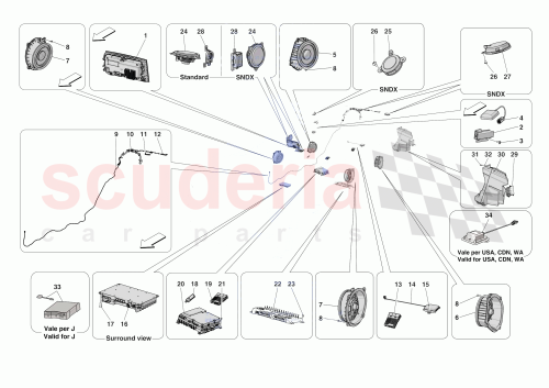 Part Diagram for Ferrari 000772410
