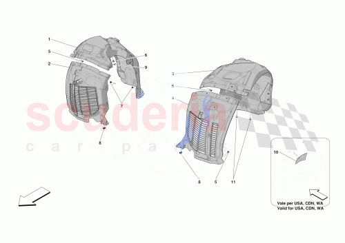 Part Diagram for Ferrari 965395
