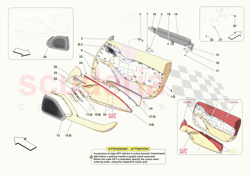 Part Diagram for Ferrari 984422
