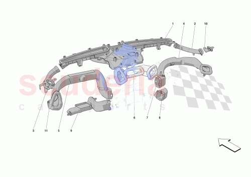 Part Diagram for Ferrari 898309