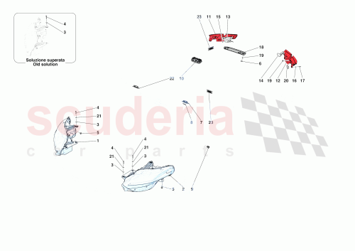 Part Diagram for Ferrari 986200
