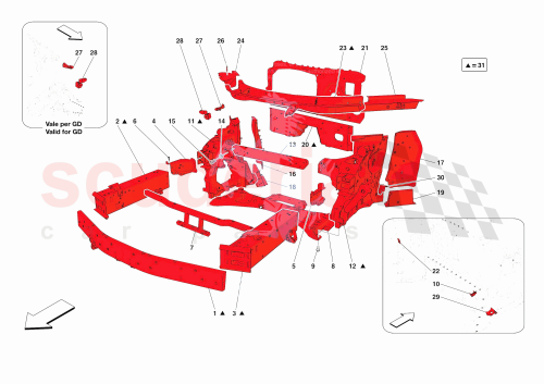 Part Diagram for Ferrari 985878913