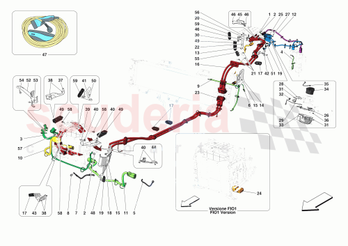 Part Diagram for Ferrari 809597