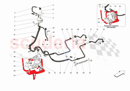 Part Diagram for Ferrari 918951