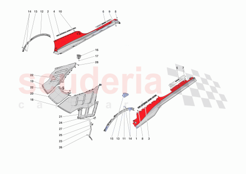 Part Diagram for Ferrari 889228
