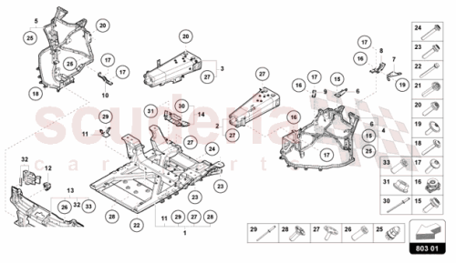 Part Diagram for Lamborghini N91303101