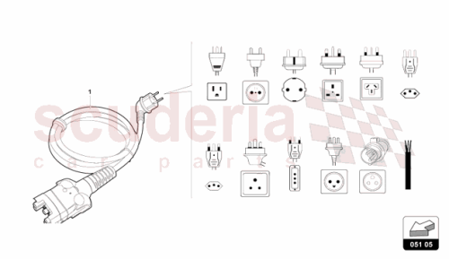 Part Diagram for Lamborghini 7PP971678DL