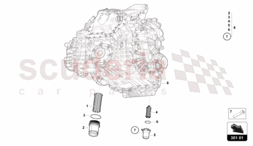 Part Diagram for Lamborghini 47B325183A