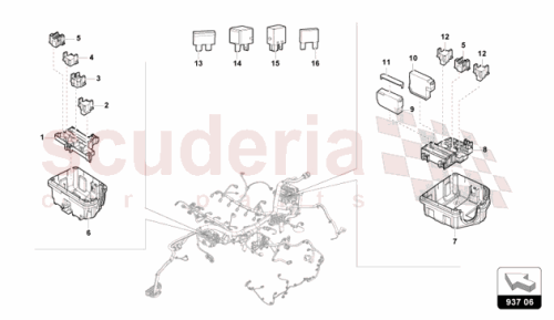 Part Diagram for Lamborghini 4H0937529