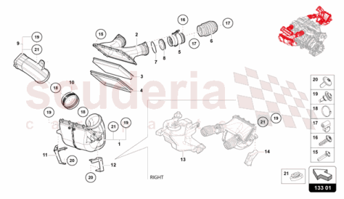 Part Diagram for Lamborghini 47B133303