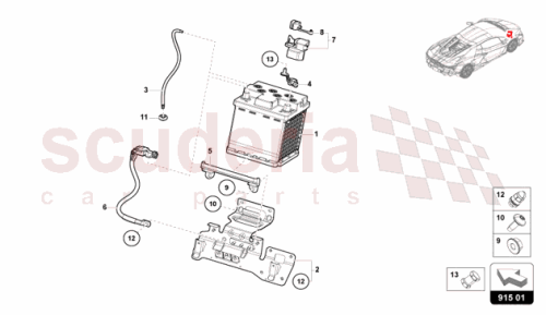 Part Diagram for Lamborghini 000915089BG