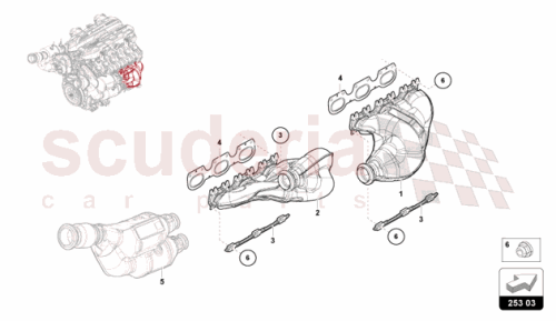 Part Diagram for Lamborghini 07M253172K