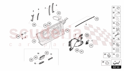 Part Diagram for Lamborghini AKL437Z30