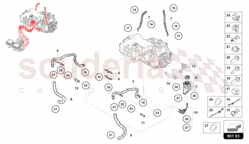 Part Diagram for Lamborghini 0EQ901229B
