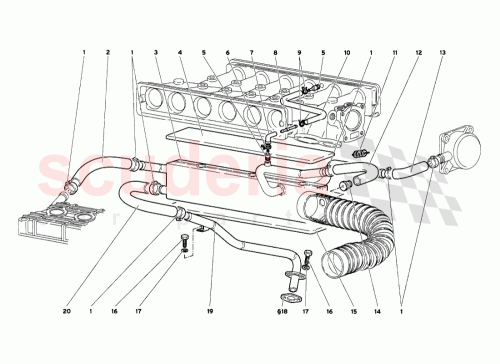 Part Diagram for Lamborghini 0015006613