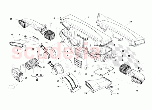 Part Diagram for Lamborghini 6N0129734