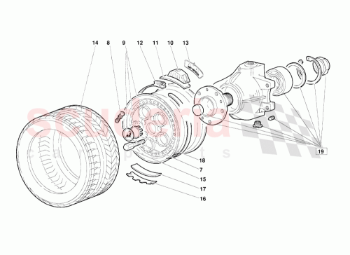 Part Diagram for Lamborghini 510132001