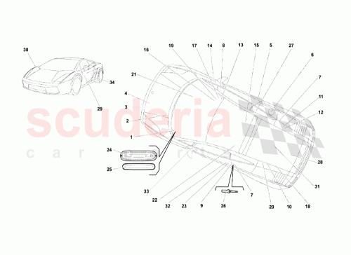 Part Diagram for Lamborghini 400010546