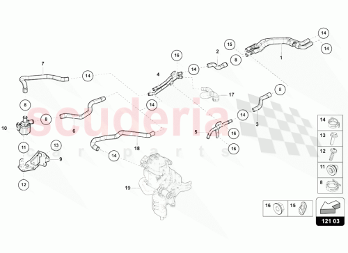 Part Diagram for Lamborghini 4M0819345B