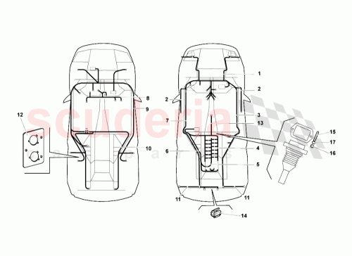 Part Diagram for Lamborghini N0443954