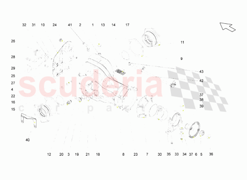 Part Diagram for Lamborghini N90029803
