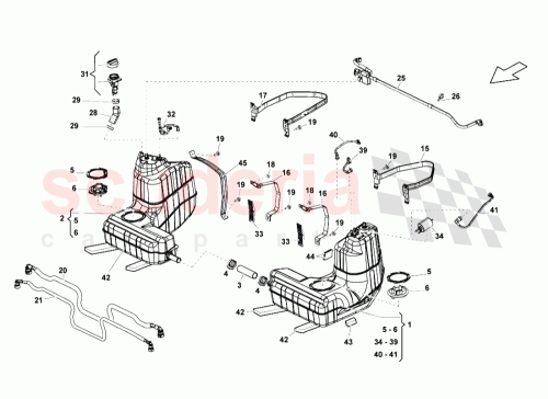 Part Diagram for Lamborghini 408201022A