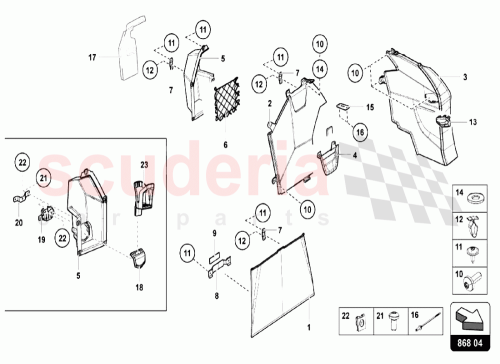 Part Diagram for Lamborghini 475867477G