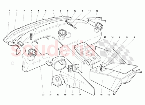 Part Diagram for Lamborghini 009414127