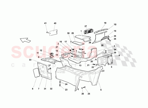 Part Diagram for Lamborghini 410864101G