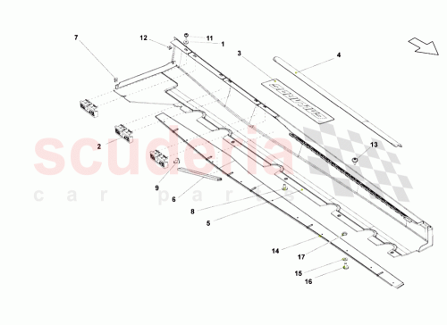 Part Diagram for Lamborghini 407853564