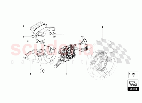 Part Diagram for Lamborghini 470953513A