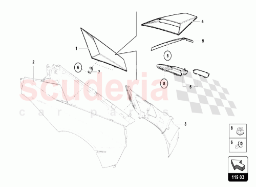 Part Diagram for Lamborghini 470198201