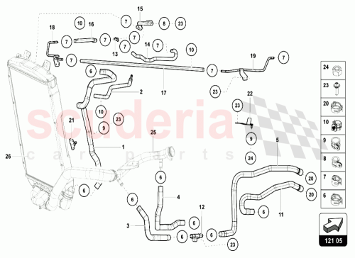 Part Diagram for Lamborghini 470121096B
