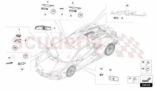Part Diagram for Lamborghini 47B821226