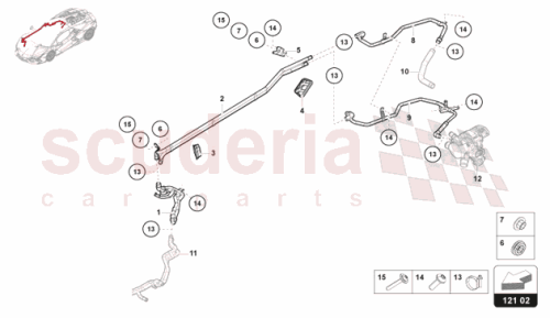 Part Diagram for Lamborghini 47B121078A