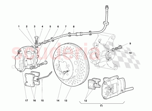 Part Diagram for Lamborghini 008411302