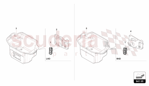 Part Diagram for Lamborghini 47B915211