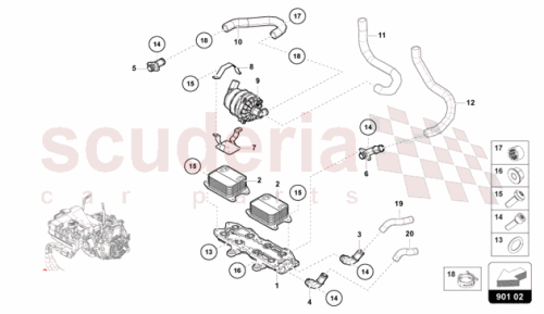 Part Diagram for Lamborghini 0EQ965528