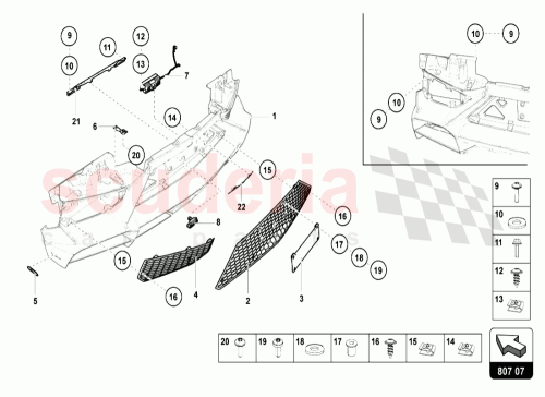 Part Diagram for Lamborghini 470807131